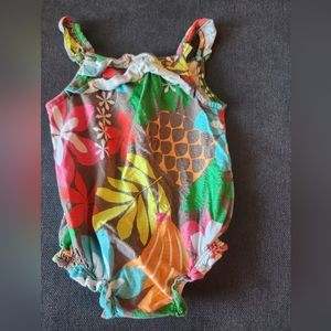 Carters 12mo jungle themed romper